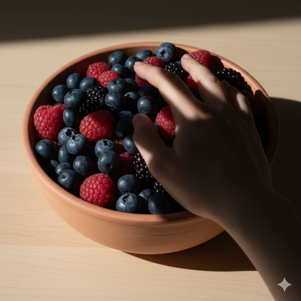 Bol con frutos rojos